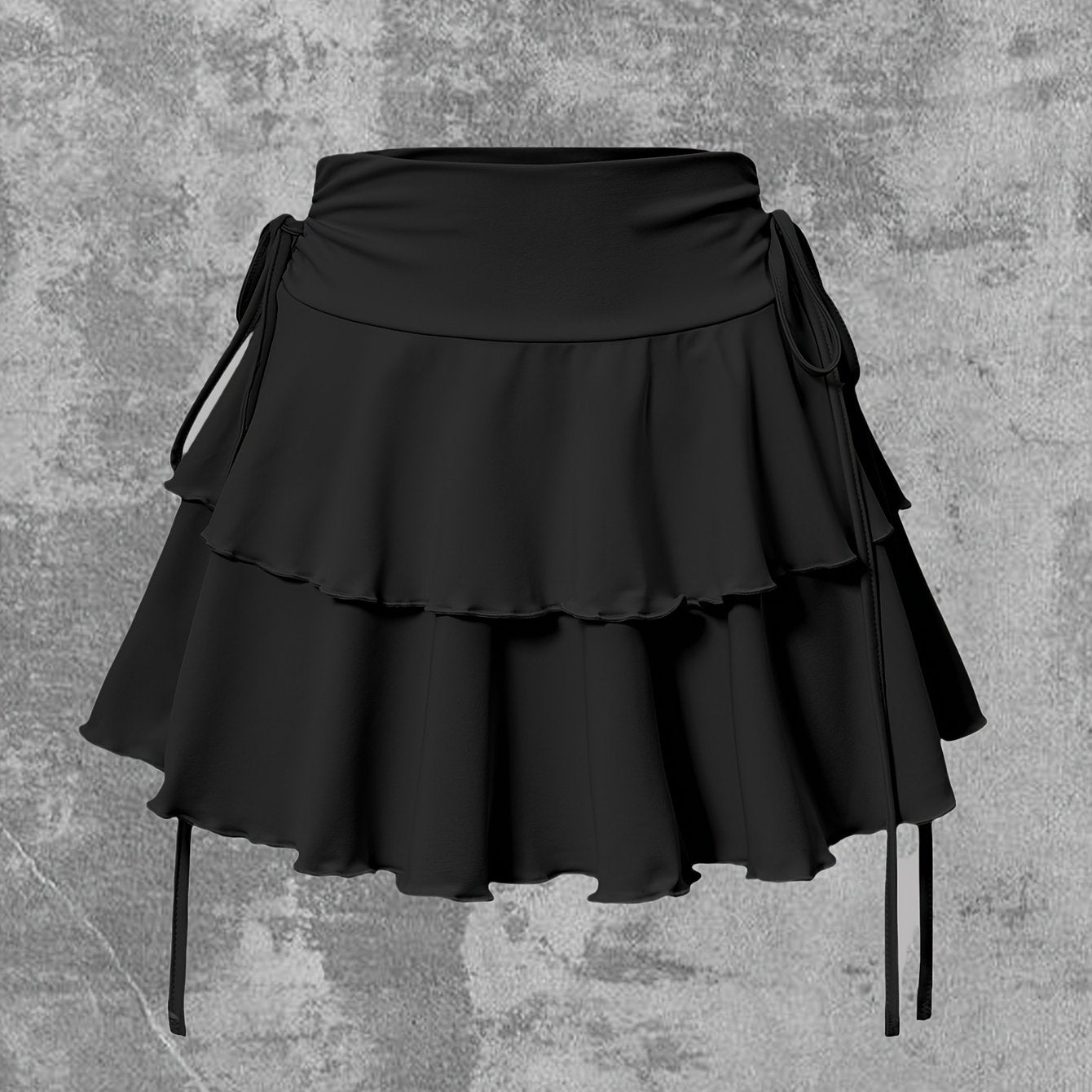 Women's Tall Short Skirt with Elastic Waist and Solid Color Spring Summer Fall Fashion