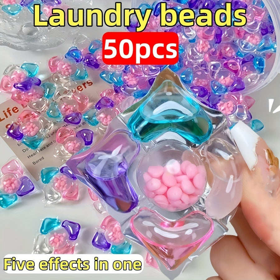 25/50 Count Laundry Detergent Pods Concentrated Stain Remover Long-Lasting Scent