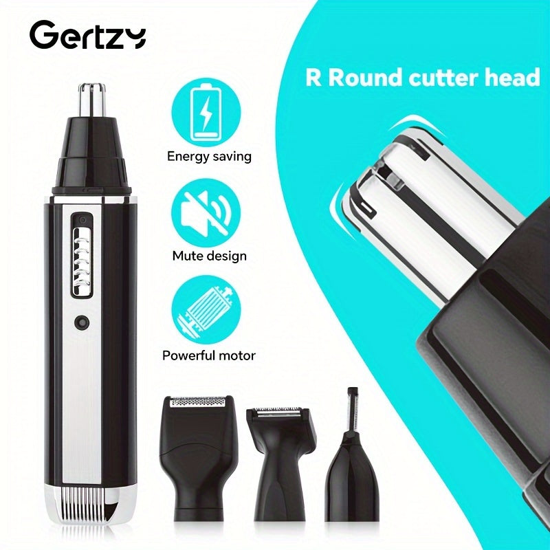 4-in-1 Rechargeable Electric Trimmer for Men and Women Nose Beard Eyebrow Sideburns