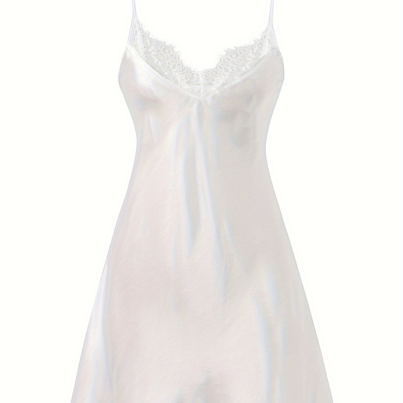 Women's Floral Lace Cami Dress Satin Slip Lingerie