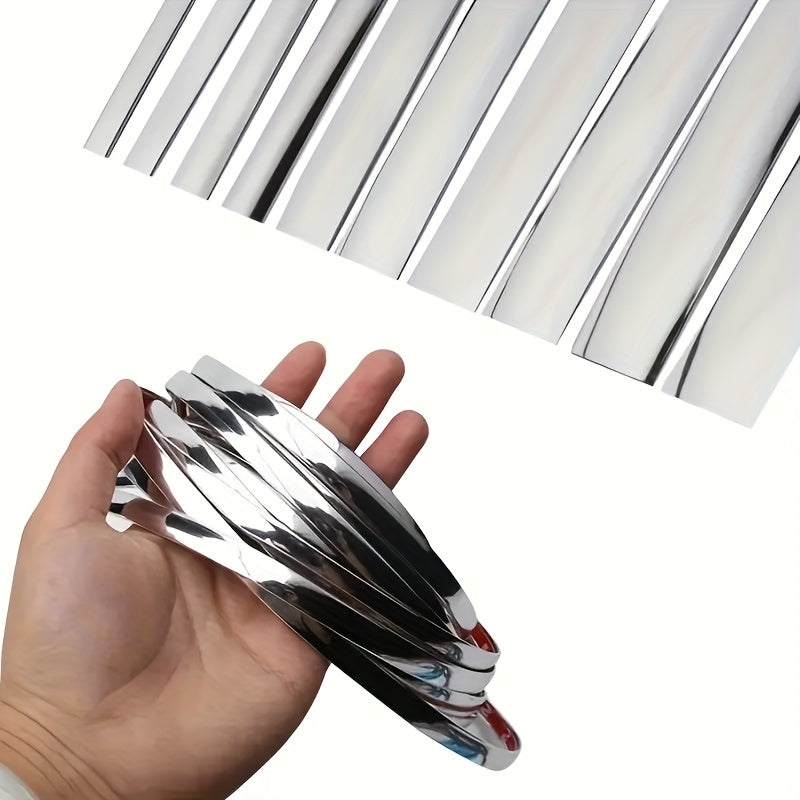 Car Exterior Chrome Silver Bumper Door Window Protective Trim 3m/118in