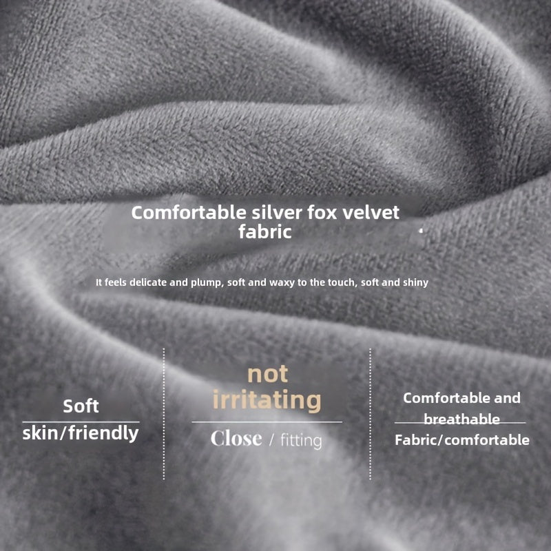1 шт. Серебристый бархатный чехол для подушки для офисного стула/табурета, защита от царапин для домашних животных, высокая эластичность, толстый, мягкий, машинная стирка, легкая установка, обновите вашу старую поверхность