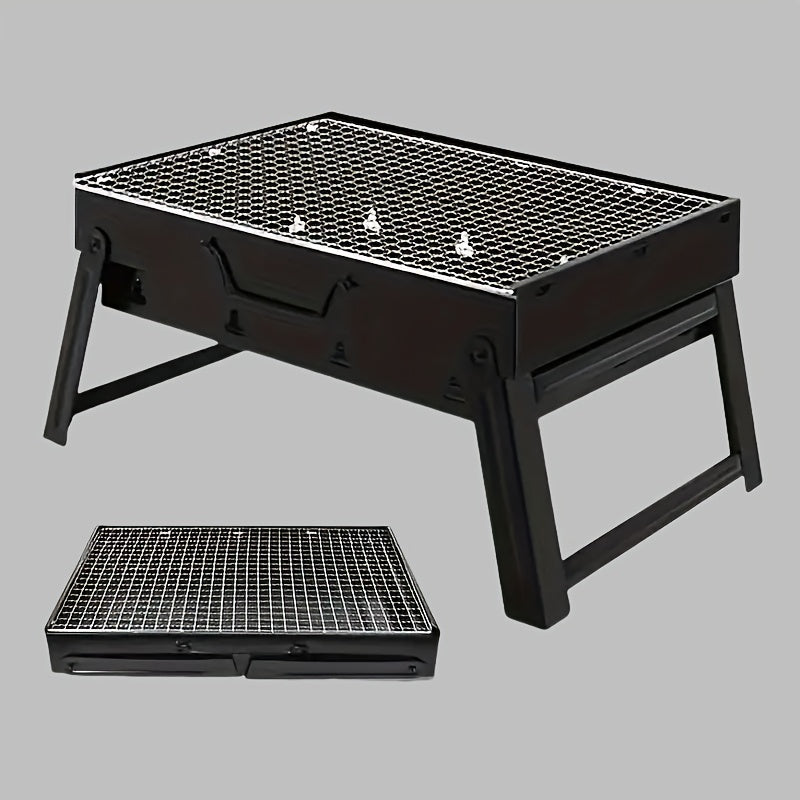 Sayohat va tashqarida ovqat pishirish uchun portativ gaz grill, kichik va yengil