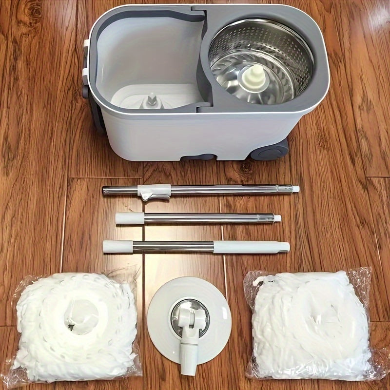 Yog‘ing va quruq tozalash uchun bitta to‘plamli aylanuvchi mop va kassetka to‘plami