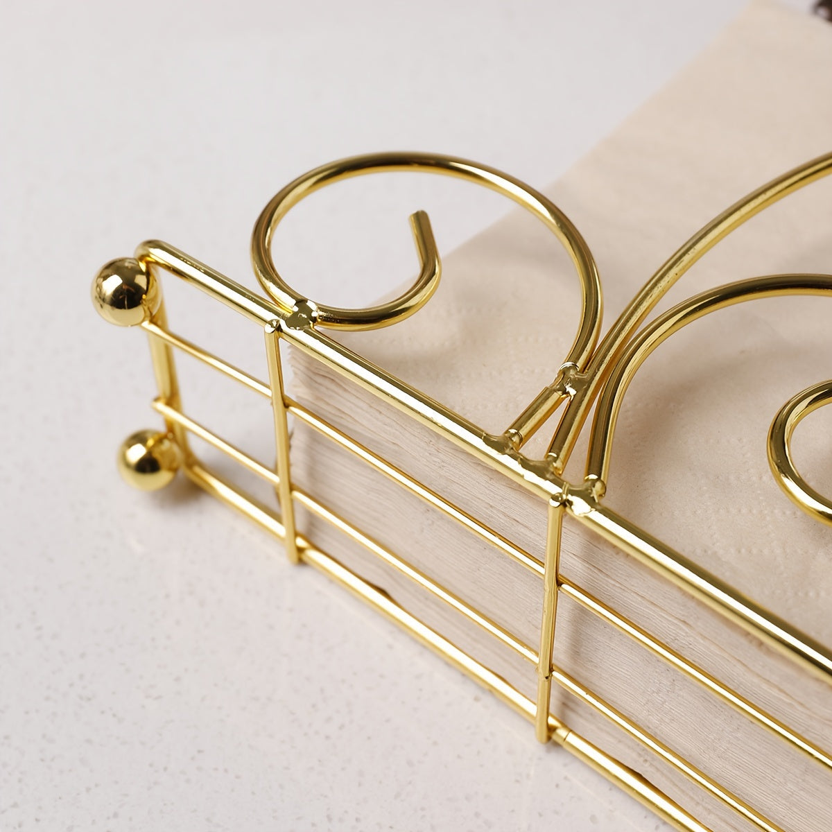 Держатель салфеток с вертикальным полукруглым дизайном для кухни и столовой