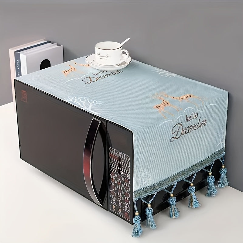 Полиэстеровая микроволновая пылезащитная крышка Защита техники Кухонные аксессуары