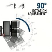 Linterna frontal LED recargable impermeable de largo alcance y luz brillante para actividades al aire libre