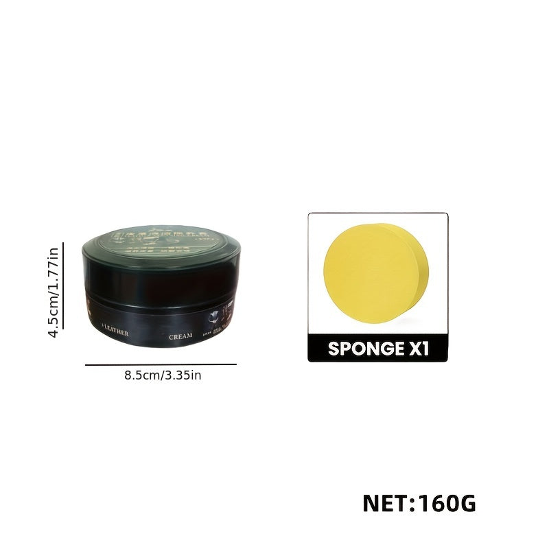 Universal Leather Seat Polish for Car Interior Restoration Cream