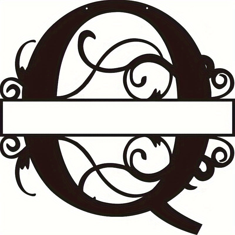 Personalized Metal Family Name Sign Wall Art for Front Entrance or Housewarming Gift