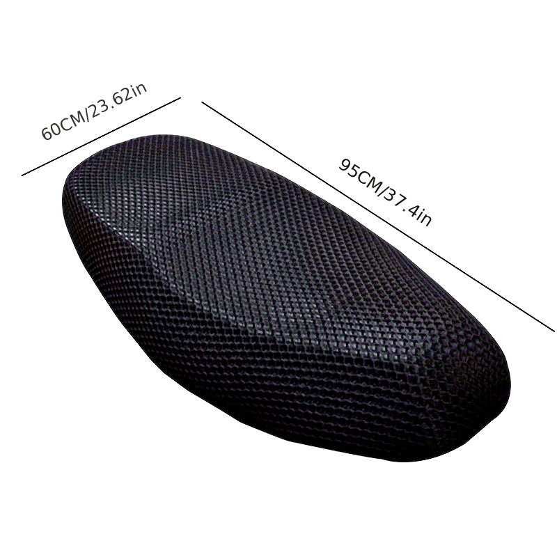 Universal Breathable Cell Grid Seat Cover for Car Motorcycle All Seasons