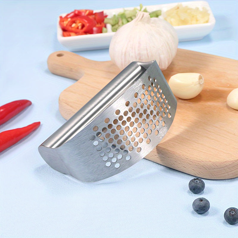 Compact Stainless Steel Garlic and Ginger Mincer Crusher for Kitchen