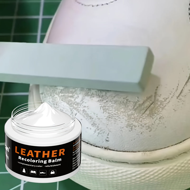 White Resin Shoe Repair Cream for Leather Repair and Restoration