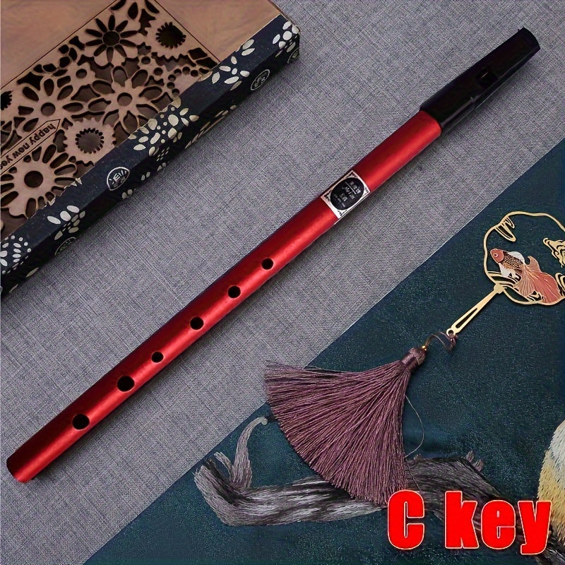 Beginners va professional uchun alyuminiy irish fleyta, C D o'lchovli, laklangan, qizil, ko'k, yashil, to'q purple