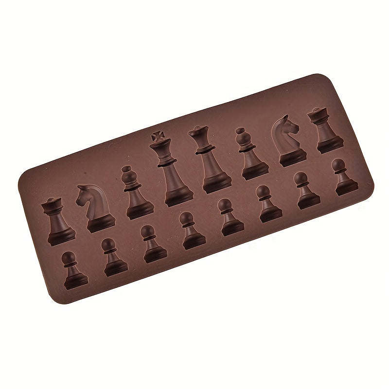 Chess Chocolate Mold 3D Silicone for Candy, Fondant, Biscuits, Baking Tools
