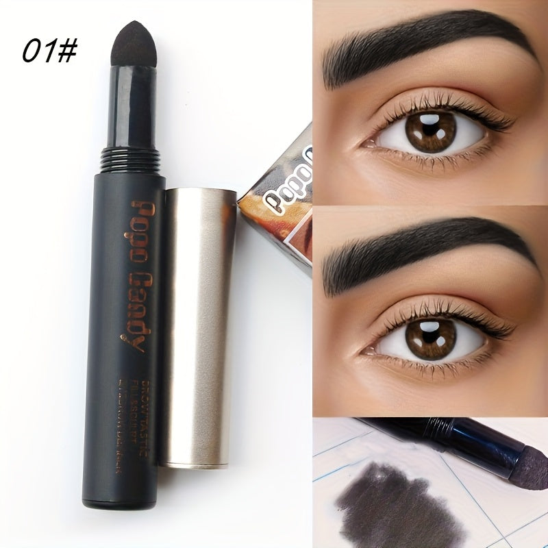 Crema de tinte para cejas de doble extremo para mujer, a prueba de agua, resistente a manchas y de larga duración