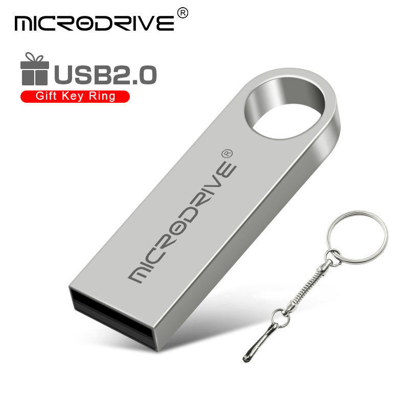 USB 2.0 Flash Drive 4GB to 128GB Portable Key Ring Data Storage Backup