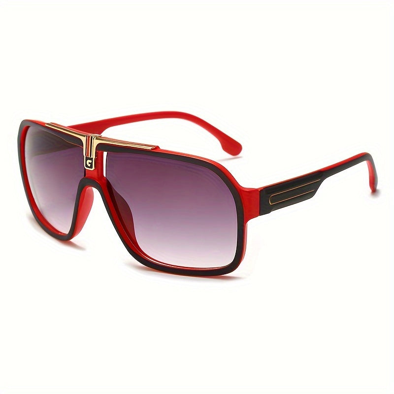 Katta o'lchamdagi qora punk ko'zoynaklar, uniseks moda aksessuarlari, partiyalar va fotosuratlar uchun