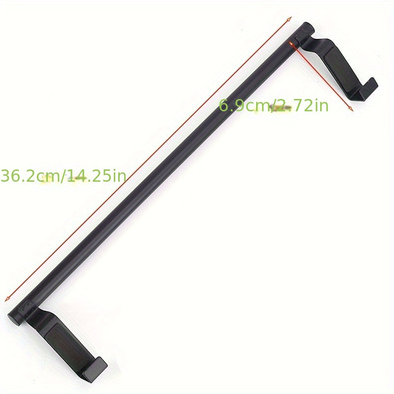 Elektr energiyasini talab qiladigan zamonaviy dizayndagi tishsiz rostlangan po'latdan yasalgan sochiq tokchasi oshxona va hammom uchun.