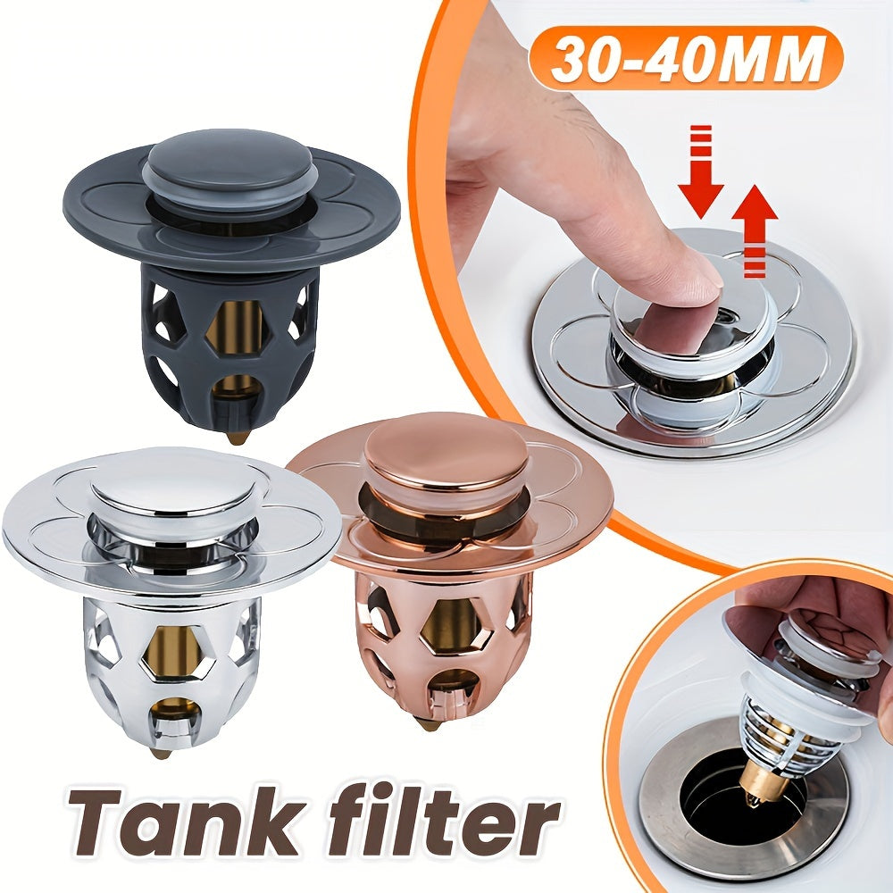 Stainless Steel Sink Drain Cover for Bathroom and Kitchen Hair Debris Stopper