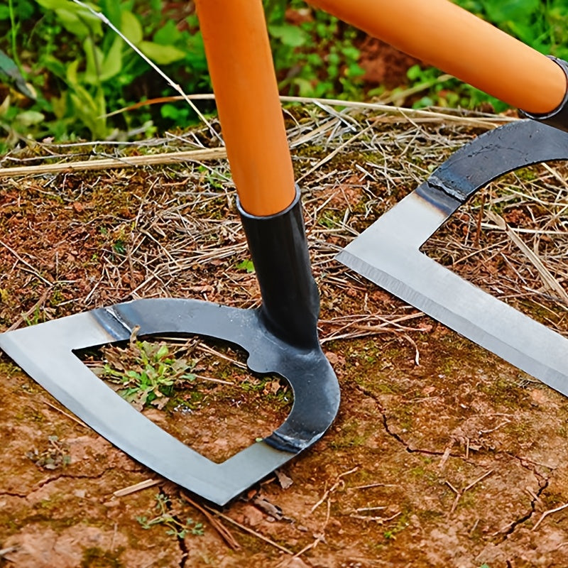 All-Steel Handleless Weeding Hoe 14cm with Thickened Saw Blade