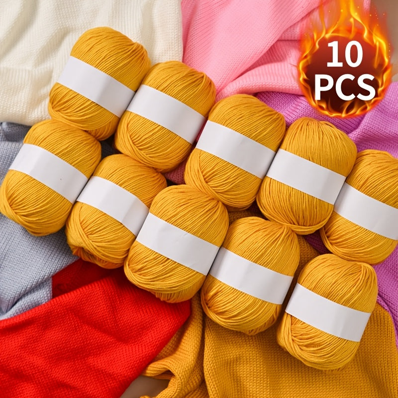 Luxurious silk blend yarn, skin-friendly wool and cashmere, ideal for knitting and crochet, assorted colors.