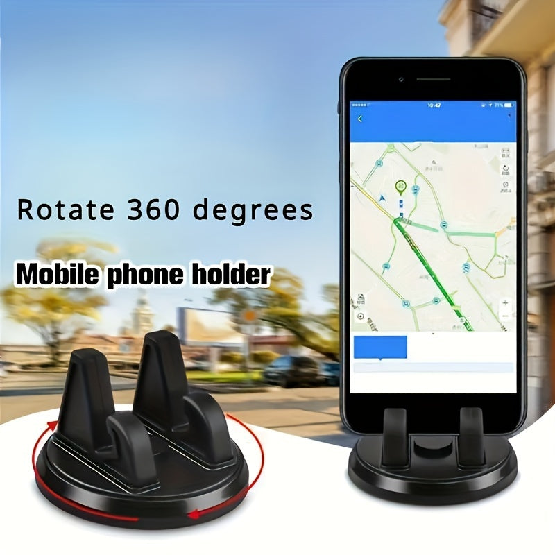 Universal 360 Degree Rotatable Car Phone Mount Non-Slip ABS Adjustable Dashboard Holder