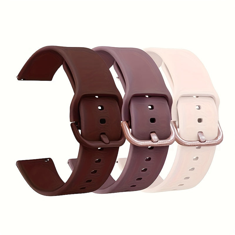 3pcs Sports Watch Straps for Samsung Galaxy Watch 5 Pro 4 3 Active 2 22mm Replacement Bands