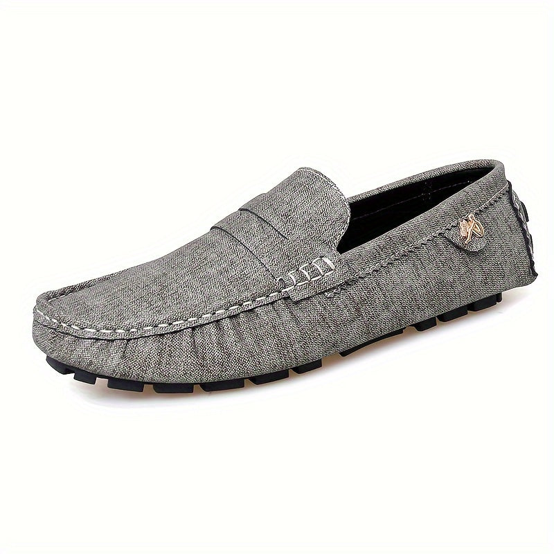 Women Slip-On Loafers Solid Color Non-Slip Rubber Sole All-Season Comfort