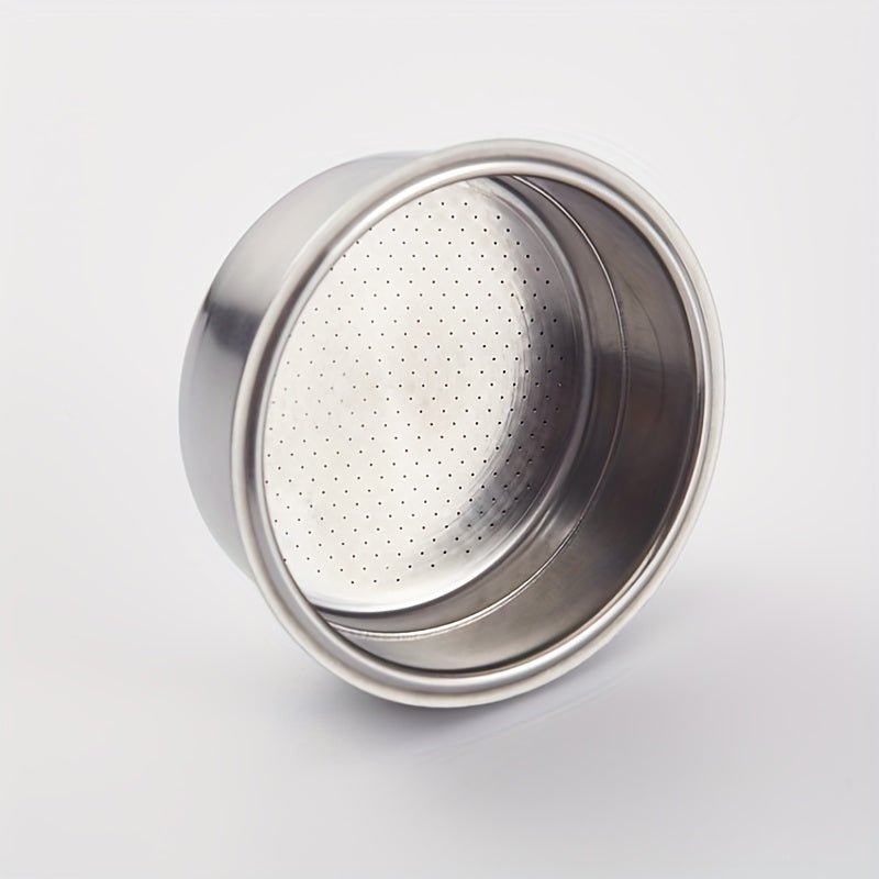 Double Cup 2-in-1 Stainless Steel Powder Bowl 51mm Reusable Coffee Filter