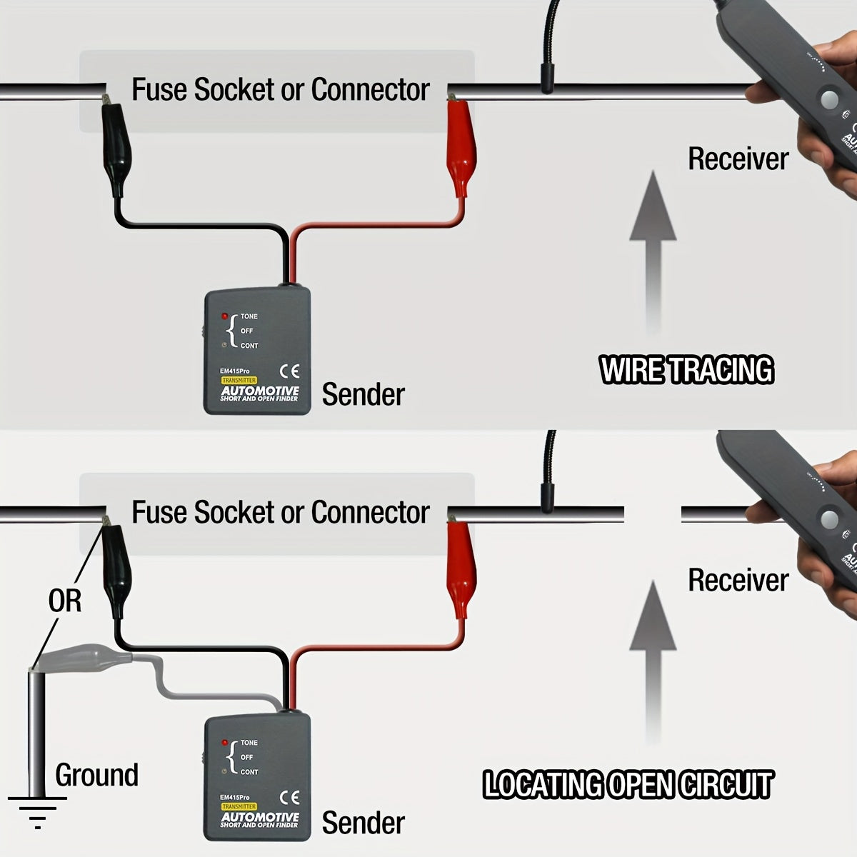 Car Automotive Short Circuit Finder Wire Repair Tool Diagnostic Track Cable Tester
