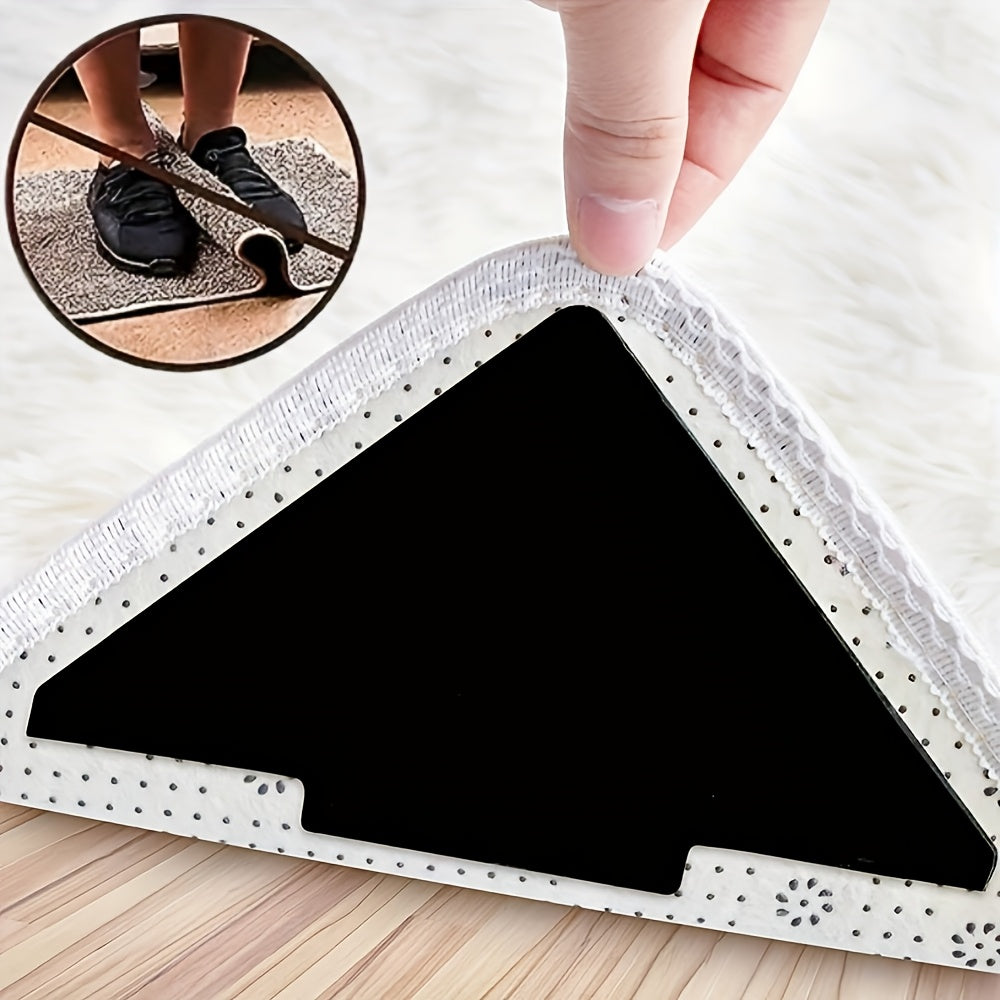 Tree-Shaped Rug Grip Stickers Non-Slip Reusable Washable for Hardwood Floors and Tiles