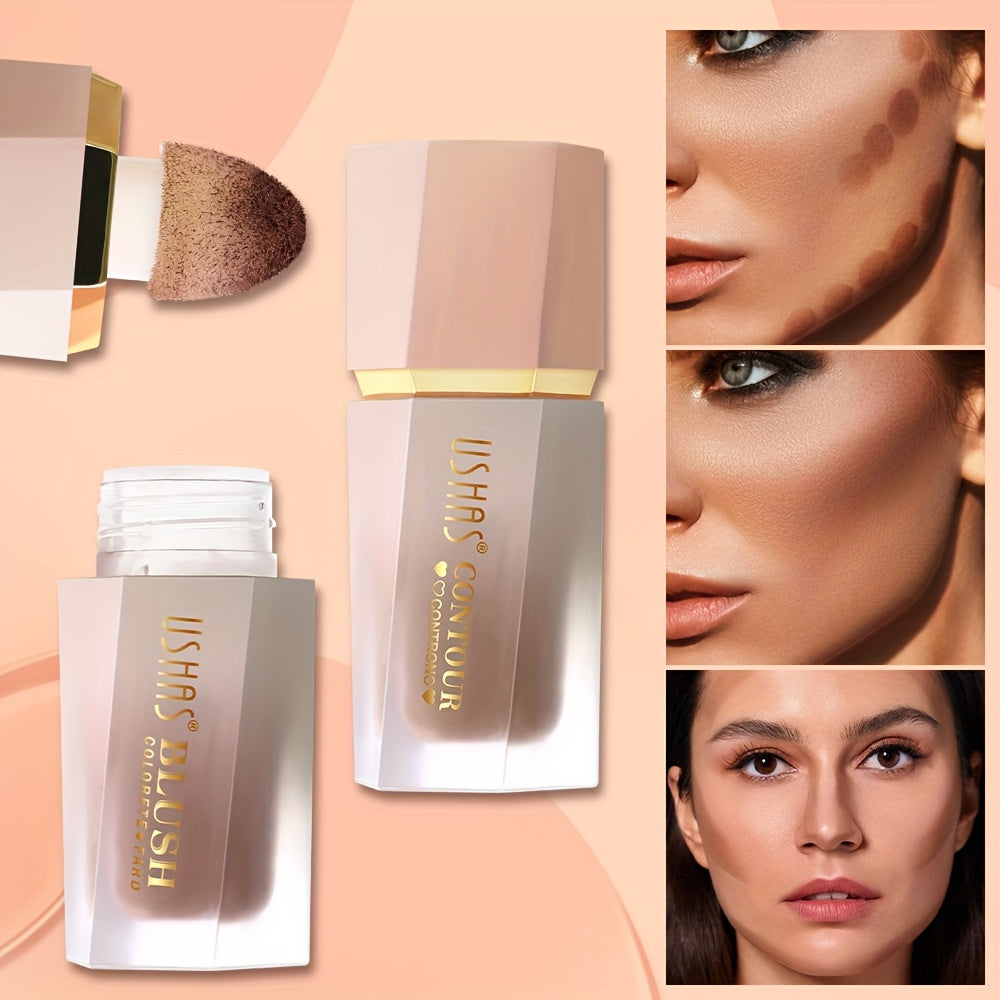 Corrector líquido para rostro de mujer y contorno - Hidratante, a prueba de agua, con aplicador de esponja