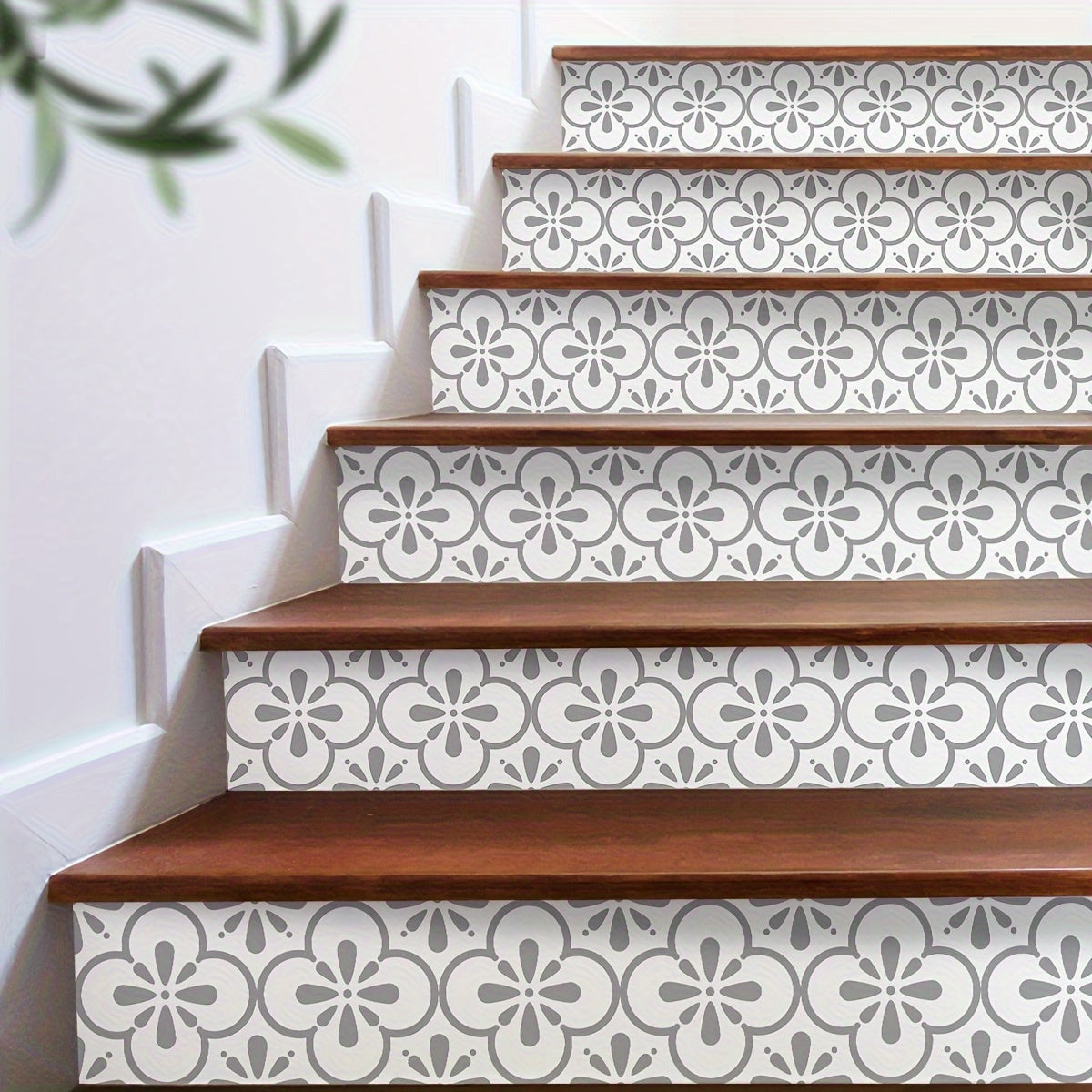 Geometric Minimalist Stair Decals Self-Adhesive PVC Home Decor