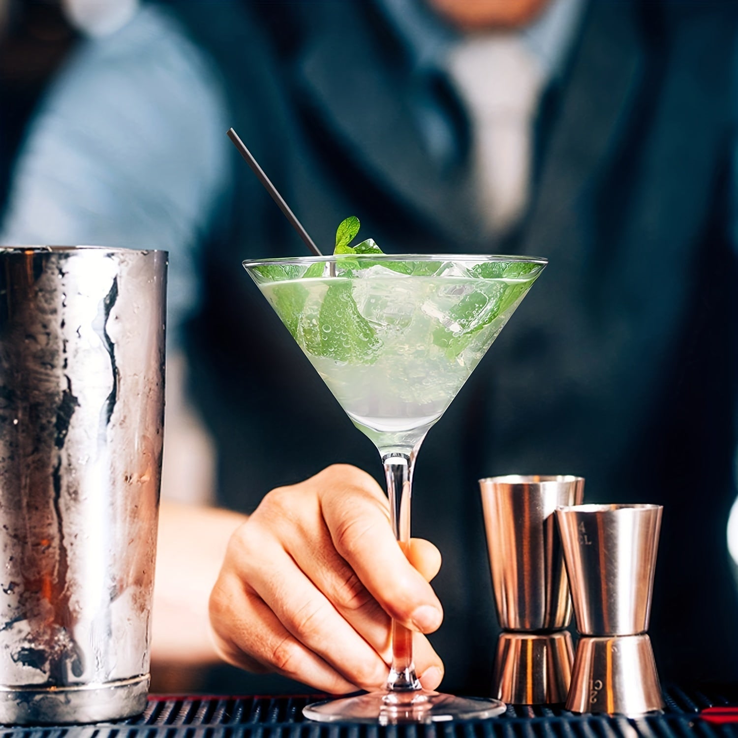 Black Disposable Plastic Sip Stir Sticks 12.7cm Coffee Cocktail Straws 500 Pieces