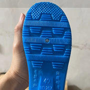 Kids' Outdoor Rain Shoes Transparent Letter Print PVC Rubber Sole for Boys and Girls