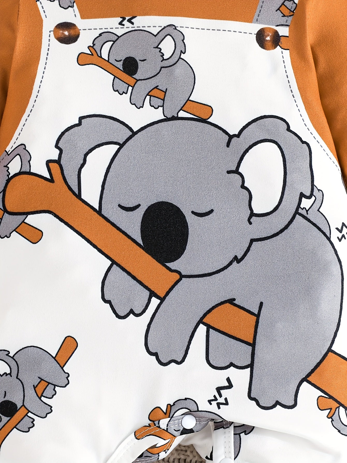 Непринужденный, милый фальшивый двухкомпонентный комбинезон с принтом мультяшного слона для мальчиков, идеален для уличной носки.