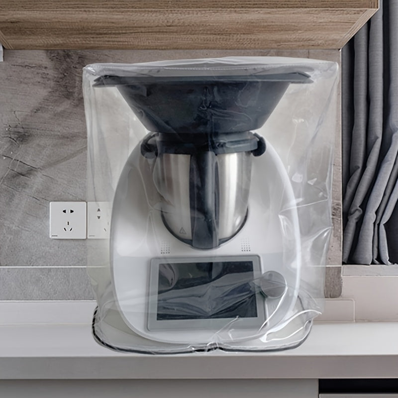 1 dona shaffof yog'ga chidamli suv o'tkazmaydigan PVC chang qoplami Thermomix uchun