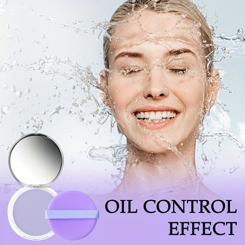 Невидимая магическая полупрозрачная пудра для контроля жирности, компактная, легкое завершение