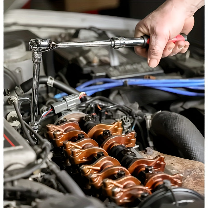 12-Piece Steel Wrench Set, Adjustable Metric Hand Tools for Automotive Repair