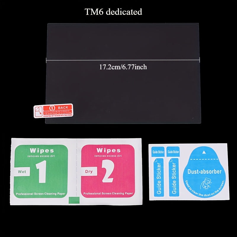 Protector de pantalla de vidrio templado para Thermomix TM5 TM6 resistente a arañazos duradero fácil de instalar