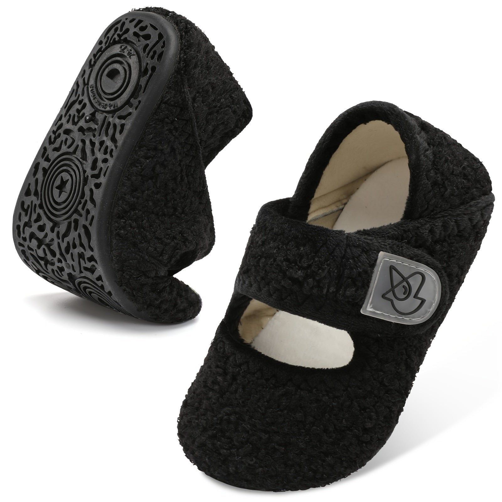 Детские домашние тапочки-карикатуры, нескользящие, теплые и уютные для мальчиков и девочек