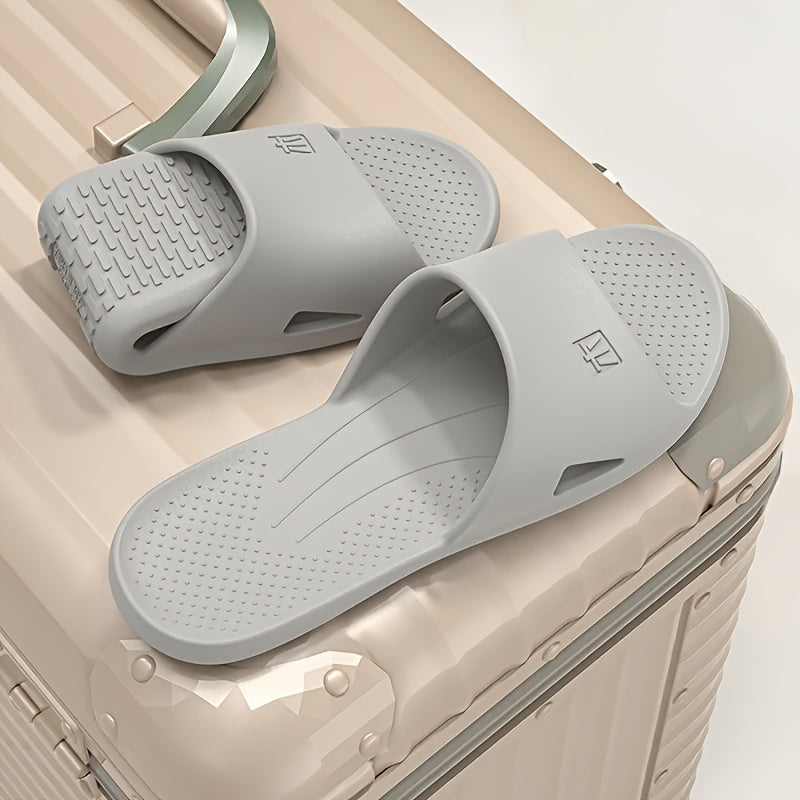 Women's Travel Foldable Slippers Non-Slip Quick-Dry Bathroom Shoes