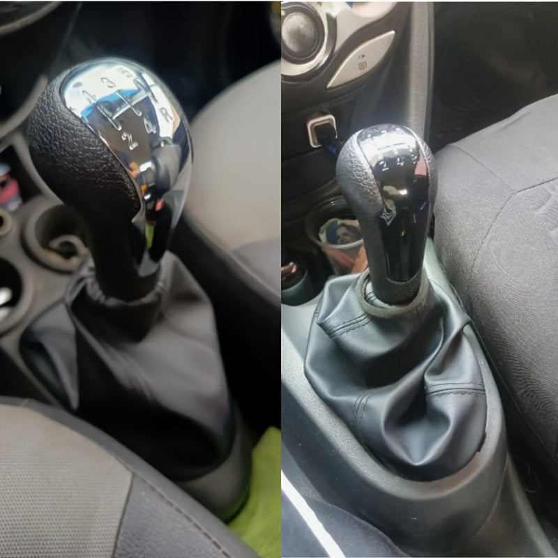 Manual Shift Lever for Car, Faux Leather Boot, 5-Speed, Easy Install