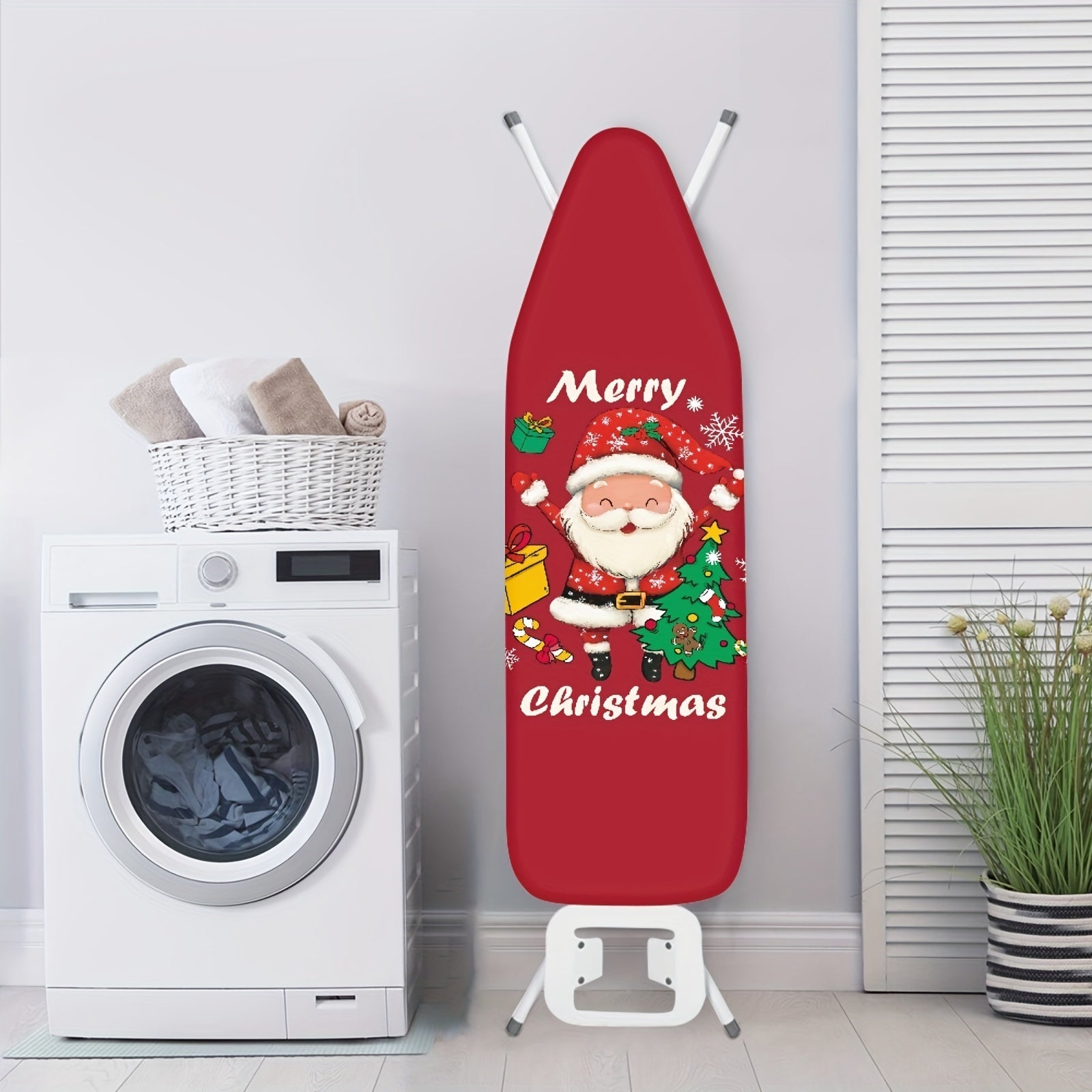 Christmas Themed Ironing Board Cover Fits Most Sizes Dust Protection