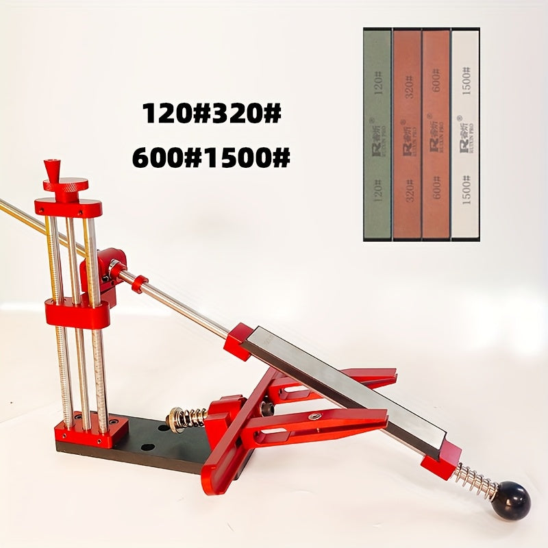 Barqaror burchak aylantirish va burilish tizimi bilan professional pichoq silliqlash mashinasi va qattiq toshlar.