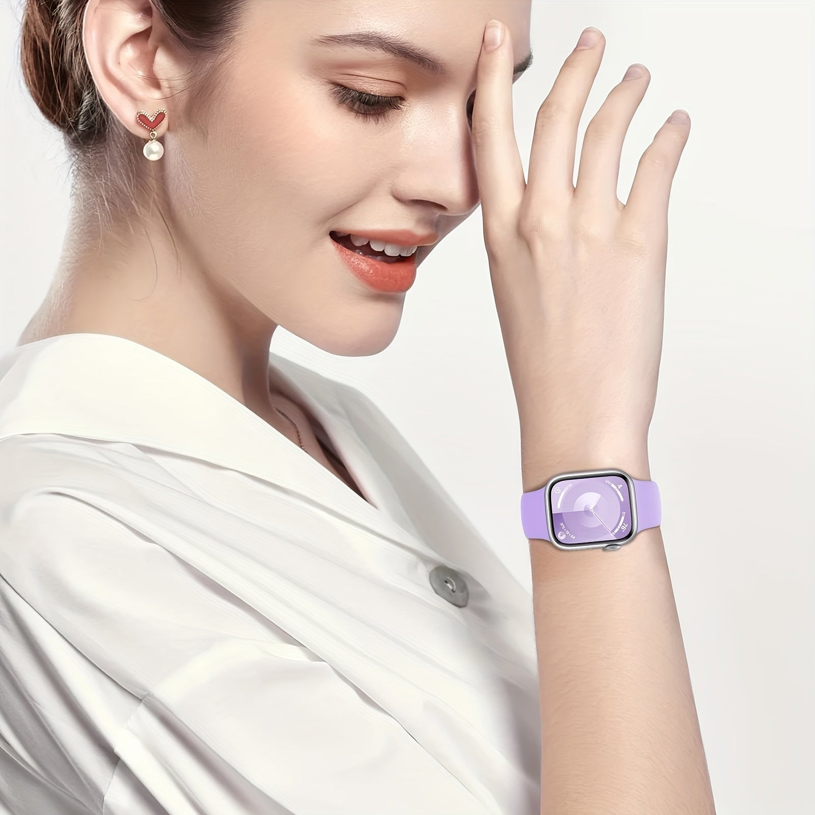 Waterproof Silicone Watch Bands for Apple Watch 38mm-49mm 5-Pack Men Women Compatible with Series 10 Ultra SE