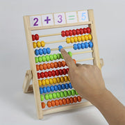 Colorful Wooden Bead Abacus Educational Math Toy for Kids Learning Addition and Subtraction