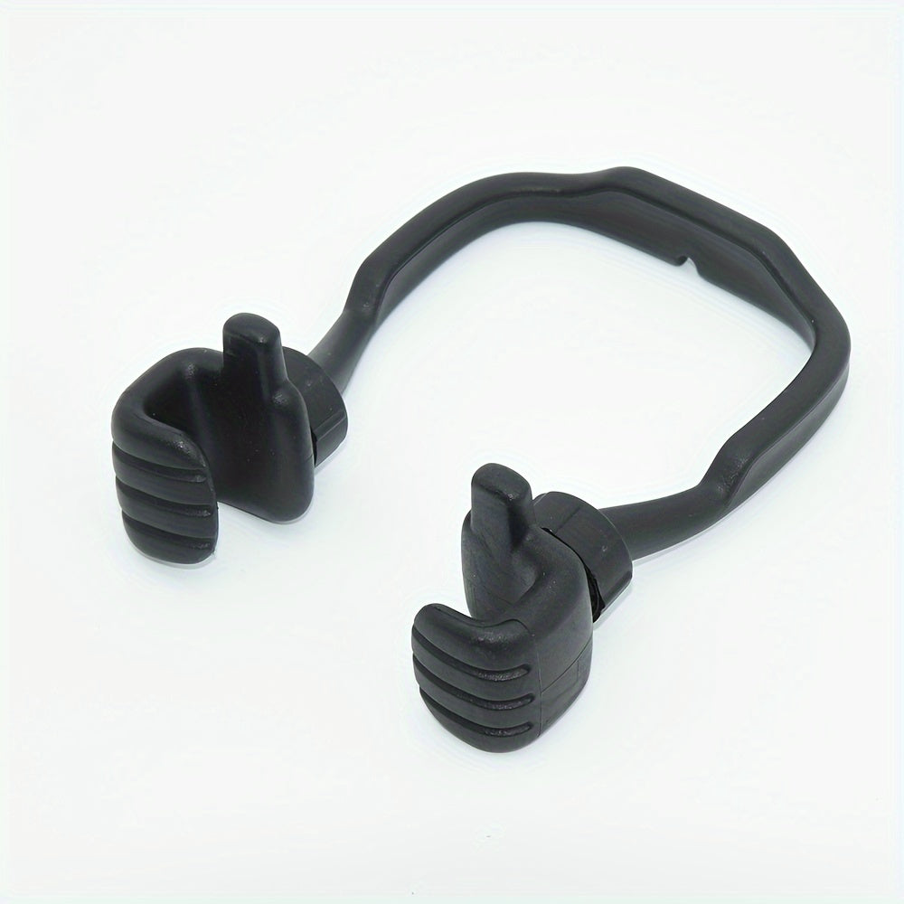 Adjustable Phone Holder with 360° Rotation, Portable Desktop Stand, Sturdy Plastic