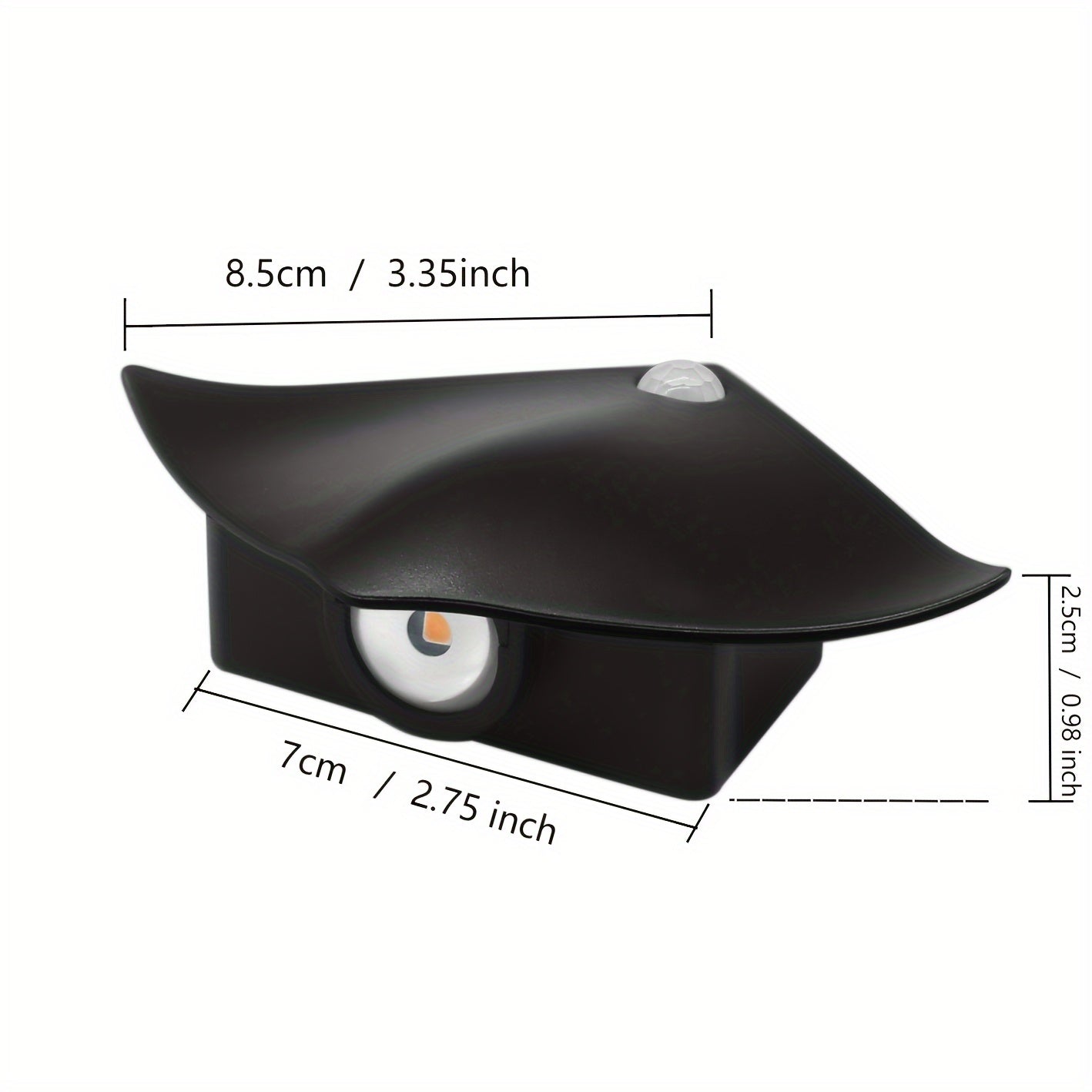 Modern Manta Ray Motion Sensor Wall Light LED Night Lamp Rechargeable Battery for Bedroom Living Room
