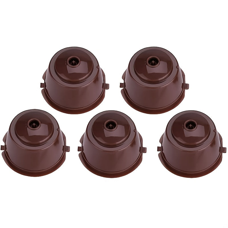 Set of 5 Reusable Coffee Capsules for Nescafe Dolce Gusto Machines Eco-Friendly Refillable Cups